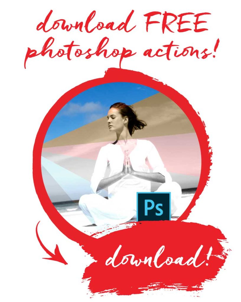 FREE Photoshop actions download!