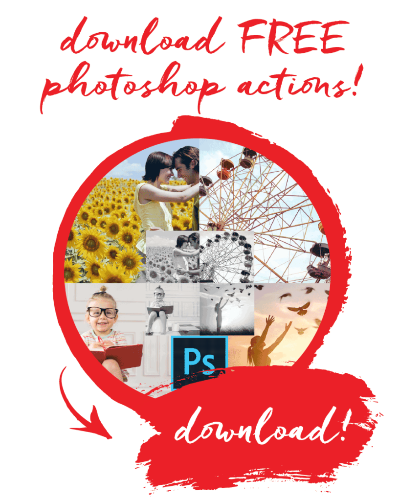 FREE Photoshop actions!