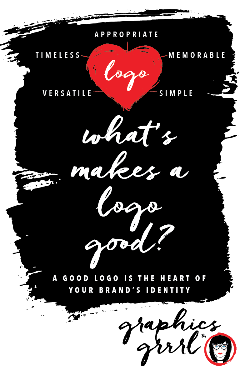 Knowing the 5 principles of what makes an effective logo is crucial for your business! Click through to read more about what makes a logo good ~graphics grrrl
