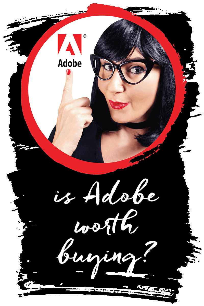 Should I buy Adobe CC? Click through to get your FREE Adobe guide here. ~graphics grrrl