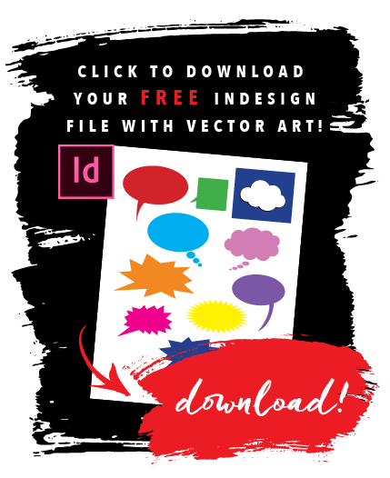 Get FREE InDesign vector art!